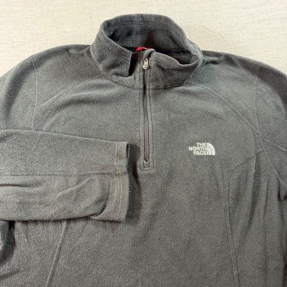 The North Face Other - The North Face Fleece Pullover Mens L‎ Black Excellent 1/4 Zip TKA 100 Top